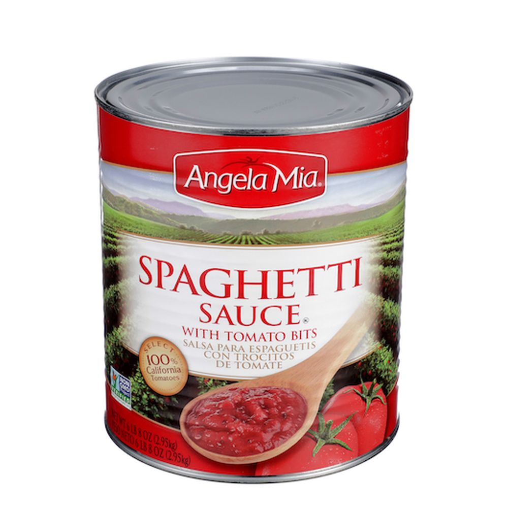 Angela Mia Spaghetti Sauce With Tomato Bits, 104 Ounce -- 6 Per Case
