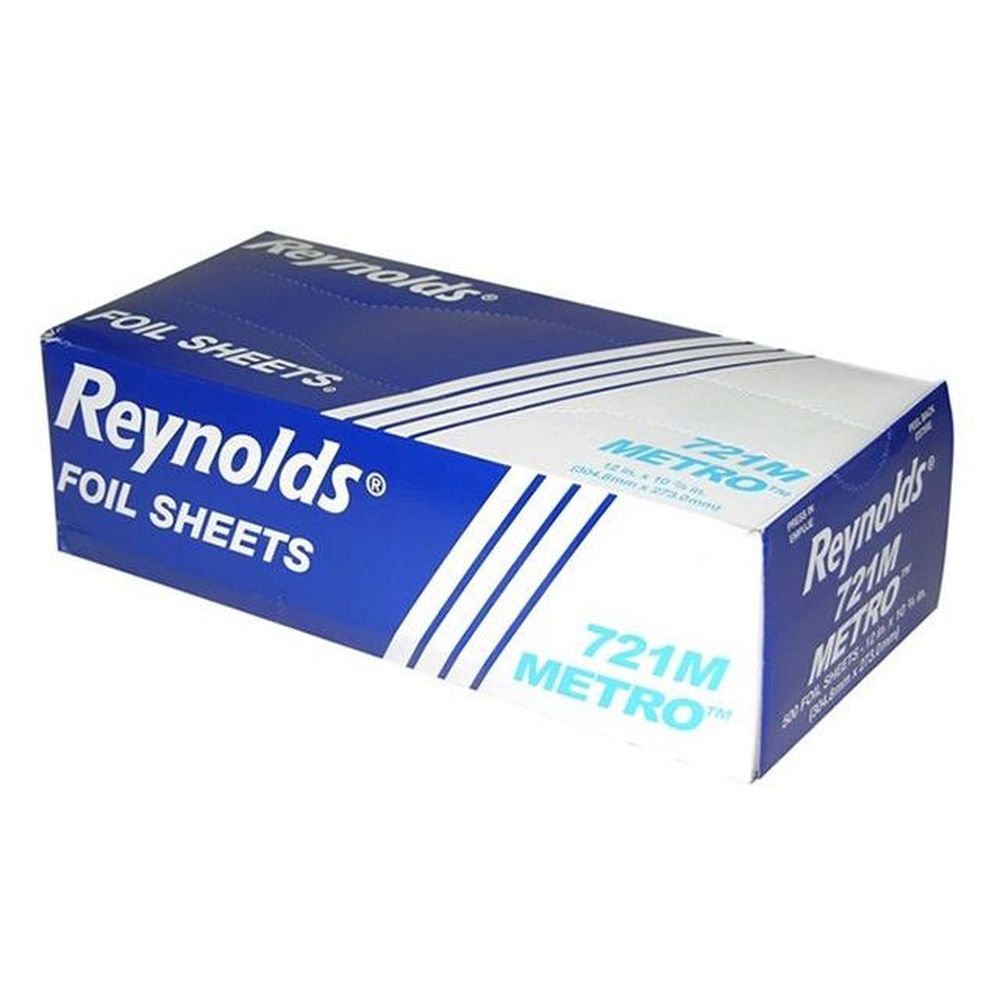 Reynolds Metro Pop-up Aluminum Foil Sheet, 12 X 10.75 Inch -- 3000 Per Case
