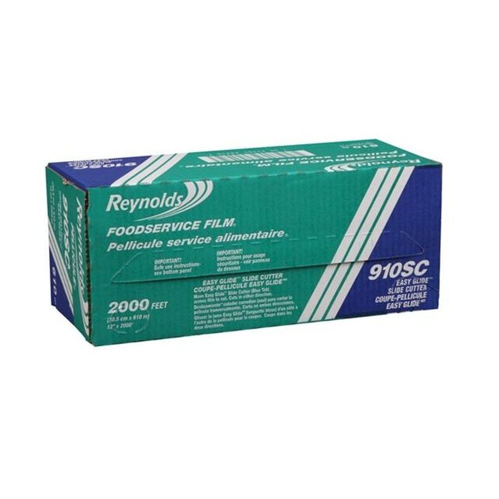 Reynolds Foodservice Film Wrap With Slide Cutter, 12 Inch X 2000 Feet