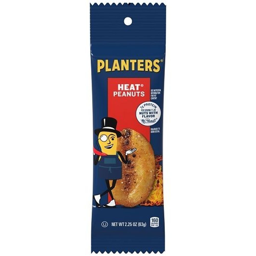 Planters Heat Peanuts, 2.25 Ounce -- 45 Per Case