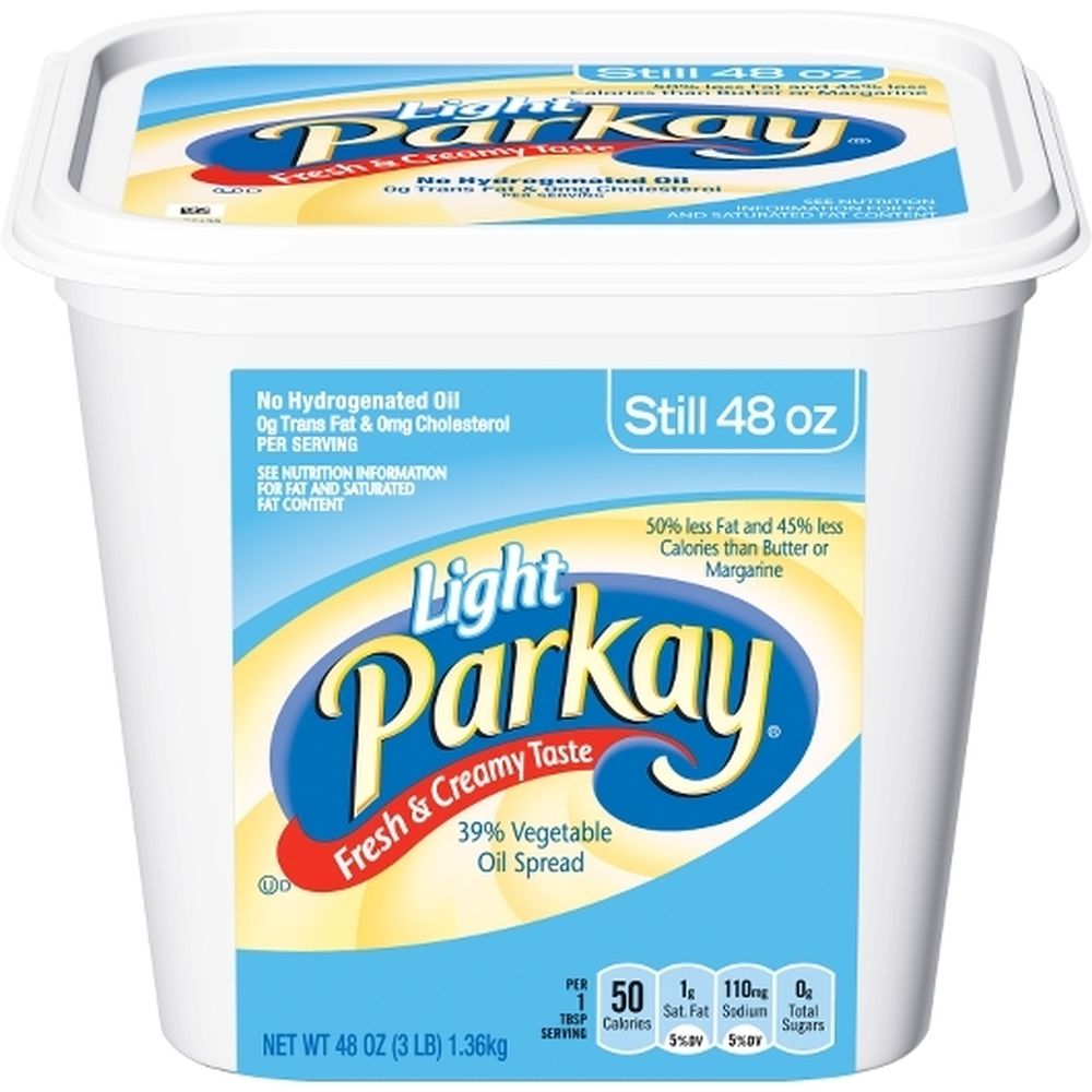 Parkay Light Margarine, 3 Pound Tub -- 6 Per Case