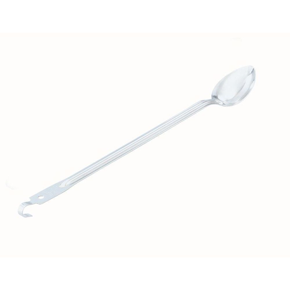 Vollrath Stainless Steel Hooked Handle Solid Spoon, 21 Inch -- 12 Per Case