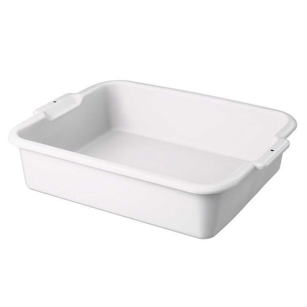 Vollrath Polyethylene Natural One Compartment Standard Signature Bus Box, 20 X 15 X 5 Inch -- 12 Per Case