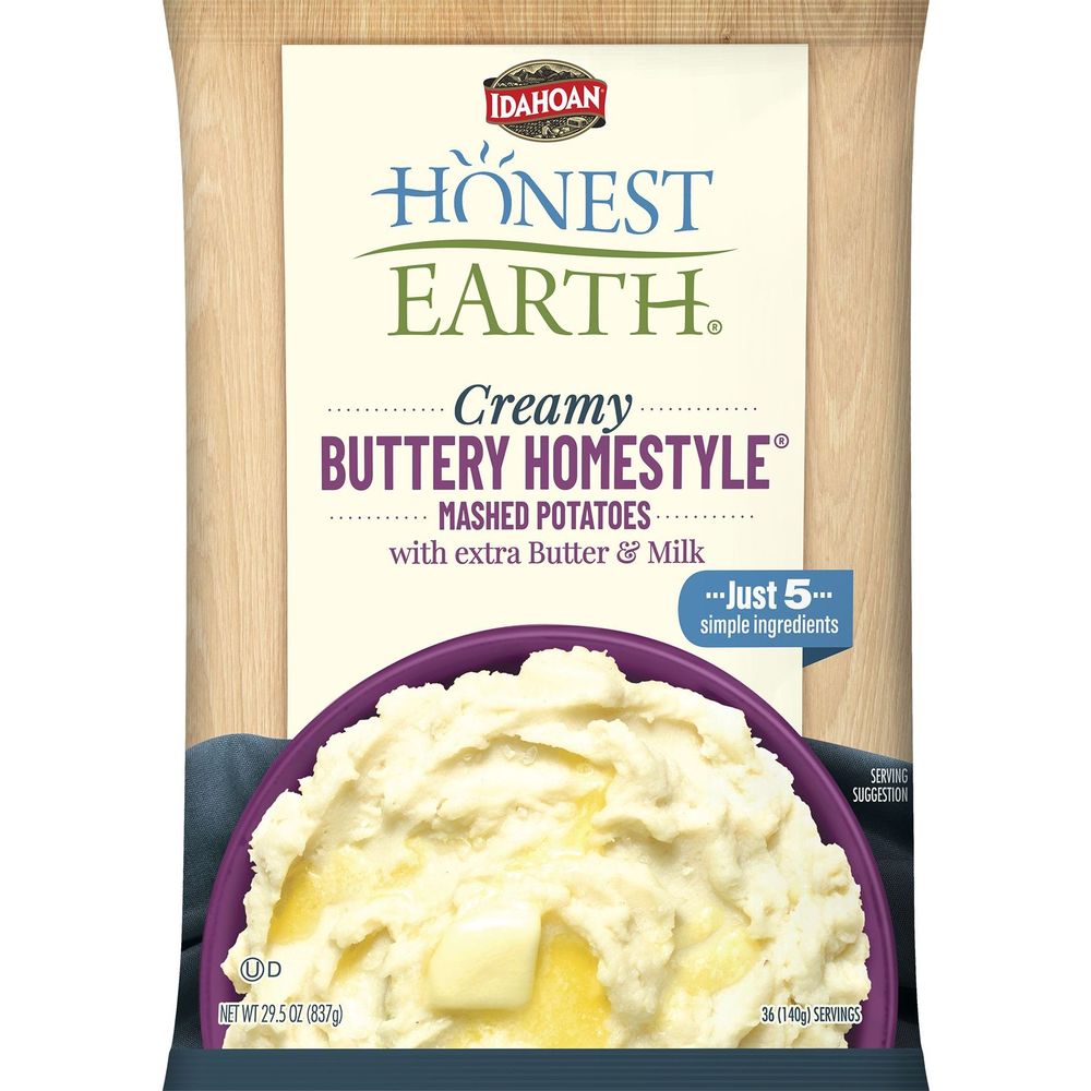 Honest Earth 29.5 Ounce Creamy Buttery Homestyle Mashed Potatoes