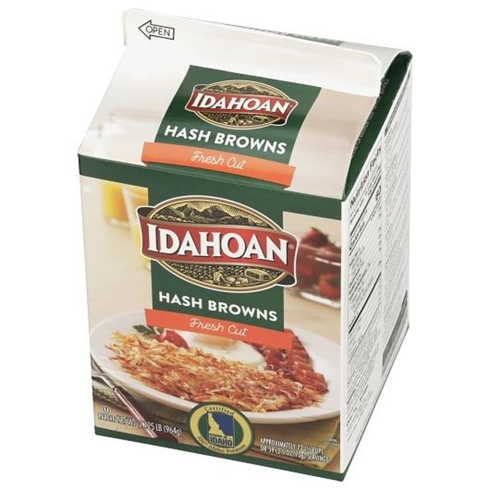 Idahoan Foods Fresh Cut Hash Brown Shreds With Seasoning, 6 Each -- 6 Per Case