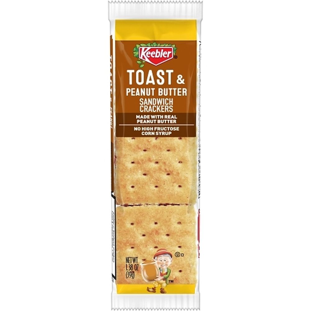 Keebler Toast And Peanut Butter Sandwich Cracker, 11 Ounce -- 12 Per Case