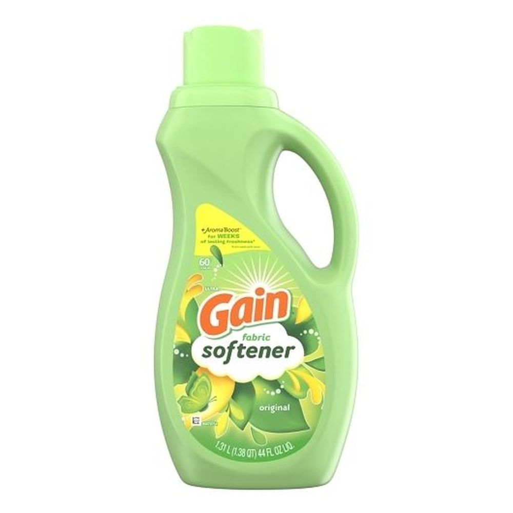 Gain Original Scent Liquid Fabric Softener, 44 Fluid Ounce -- 6 Per Case
