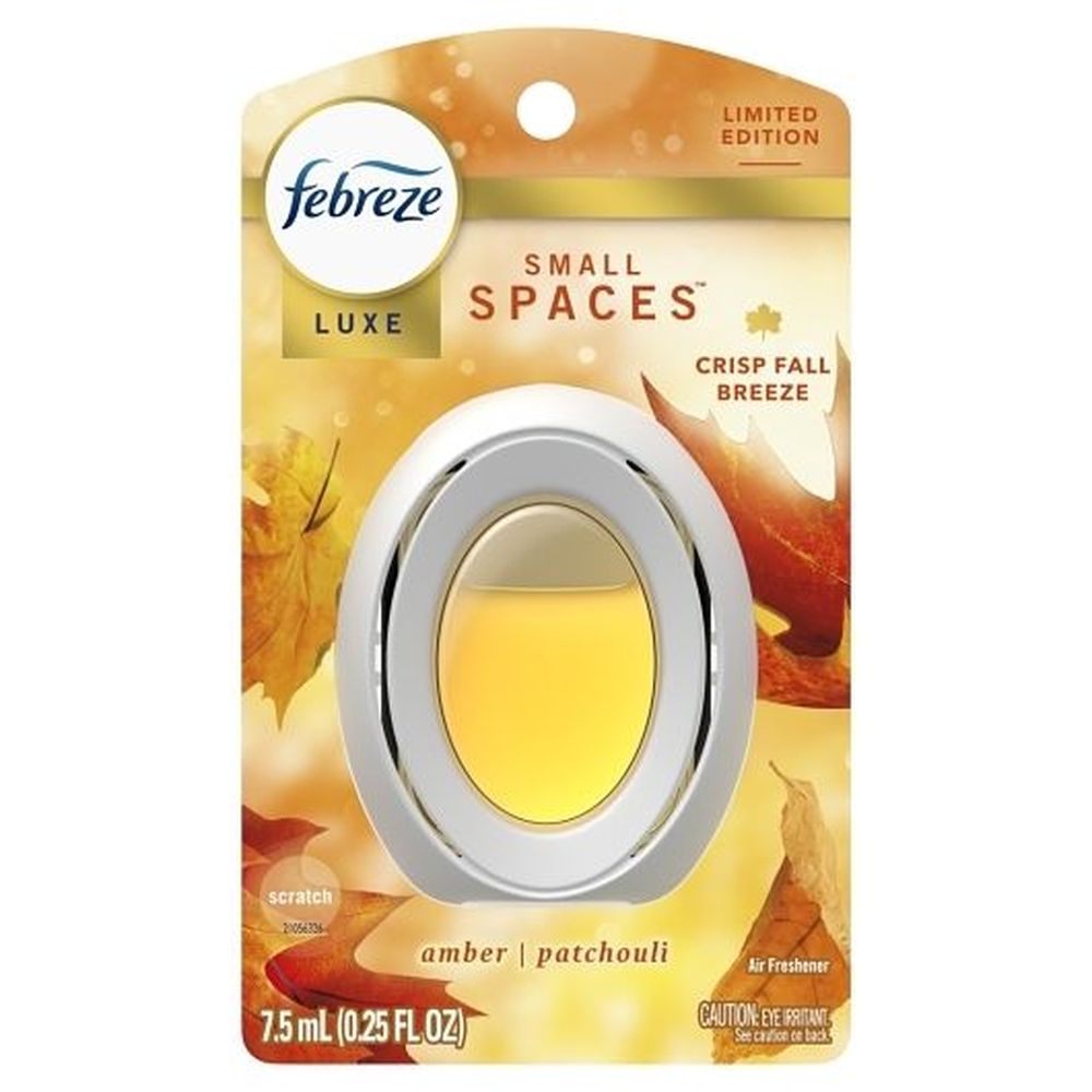 Febreze Small Spaces Crisp Fall Breeze Nonenergized Continuous Action Air Freshener, 0.25 Fluid Ounce -- 6 Per Case