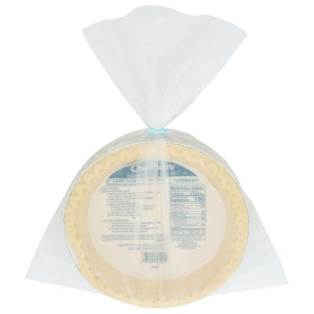 Chef Pierre 9 Inch Deep Dish Unbaked Vegetable Shortening Pie Crust, 8 Ounce -- 20 Per Case