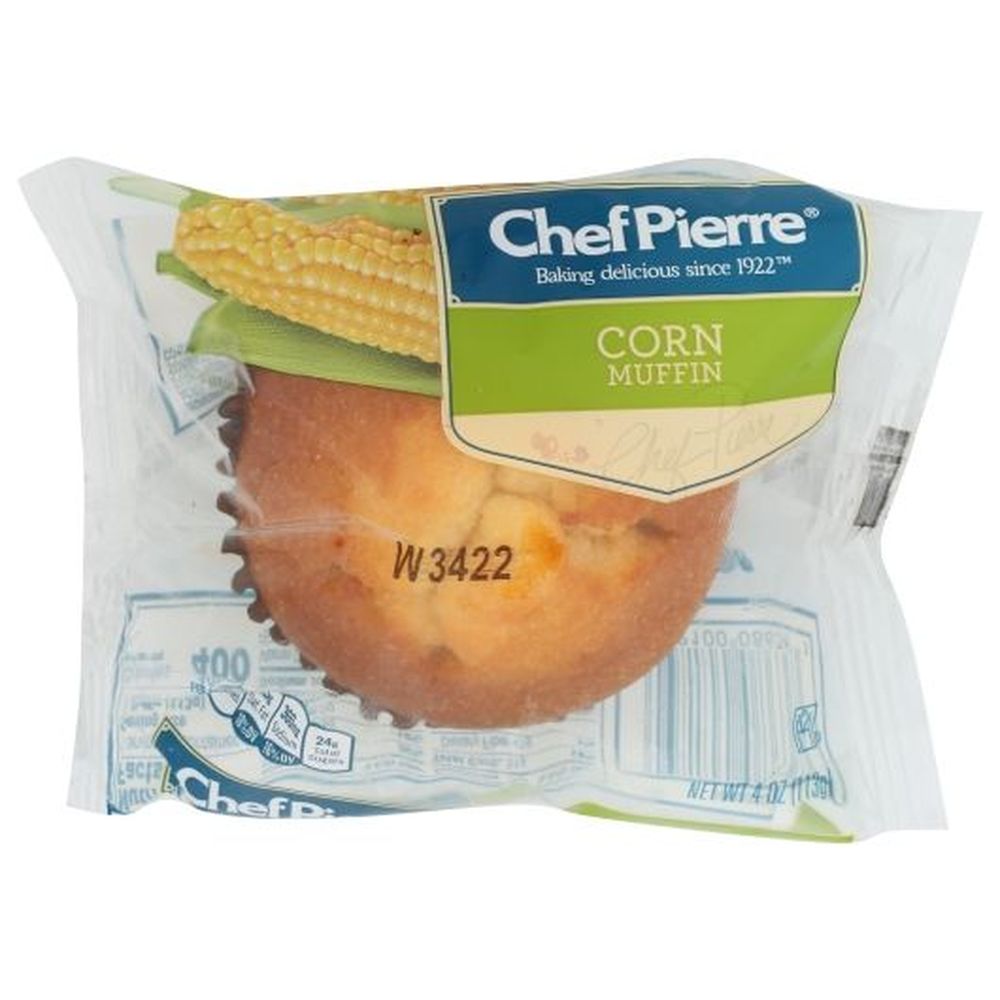 Chef Pierre Individually Wrapped Corn Muffin, 4 Ounce -- 24 Per Case