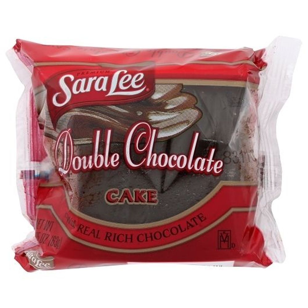 Sara Lee Iced Double Chocolate Cake, 2.25 Ounce -- 24 Per Case