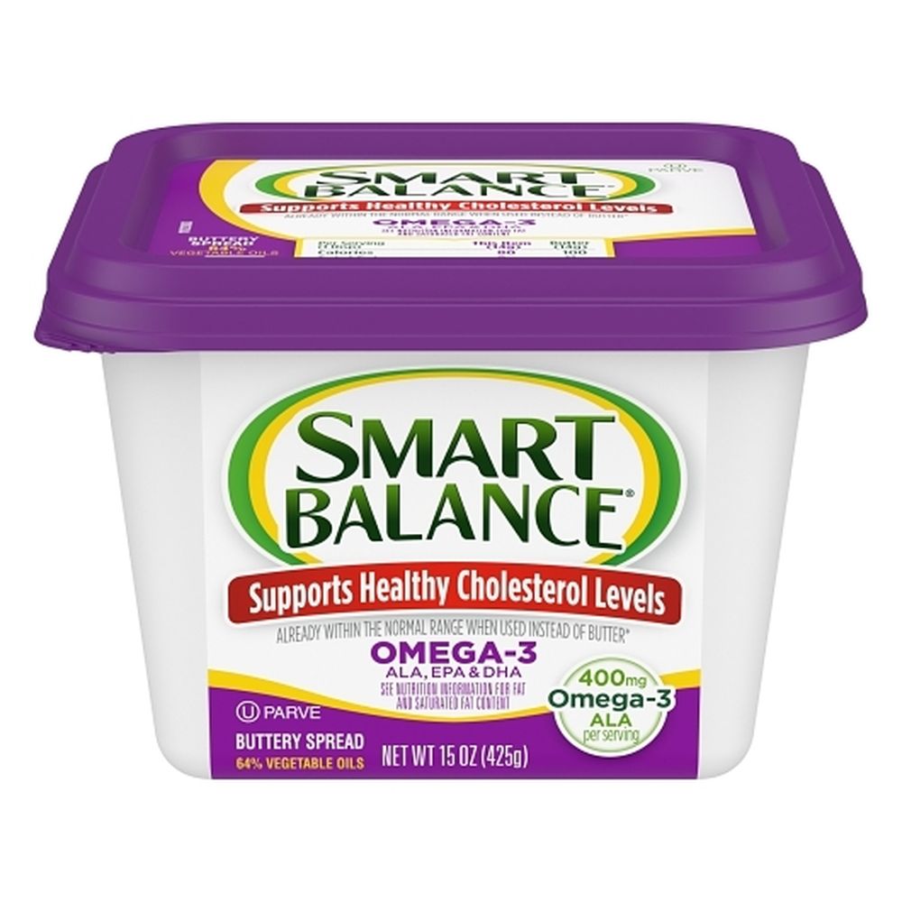 Smart Balance Omega 3 Buttery Spread, 15 Ounce -- 6 Per Case