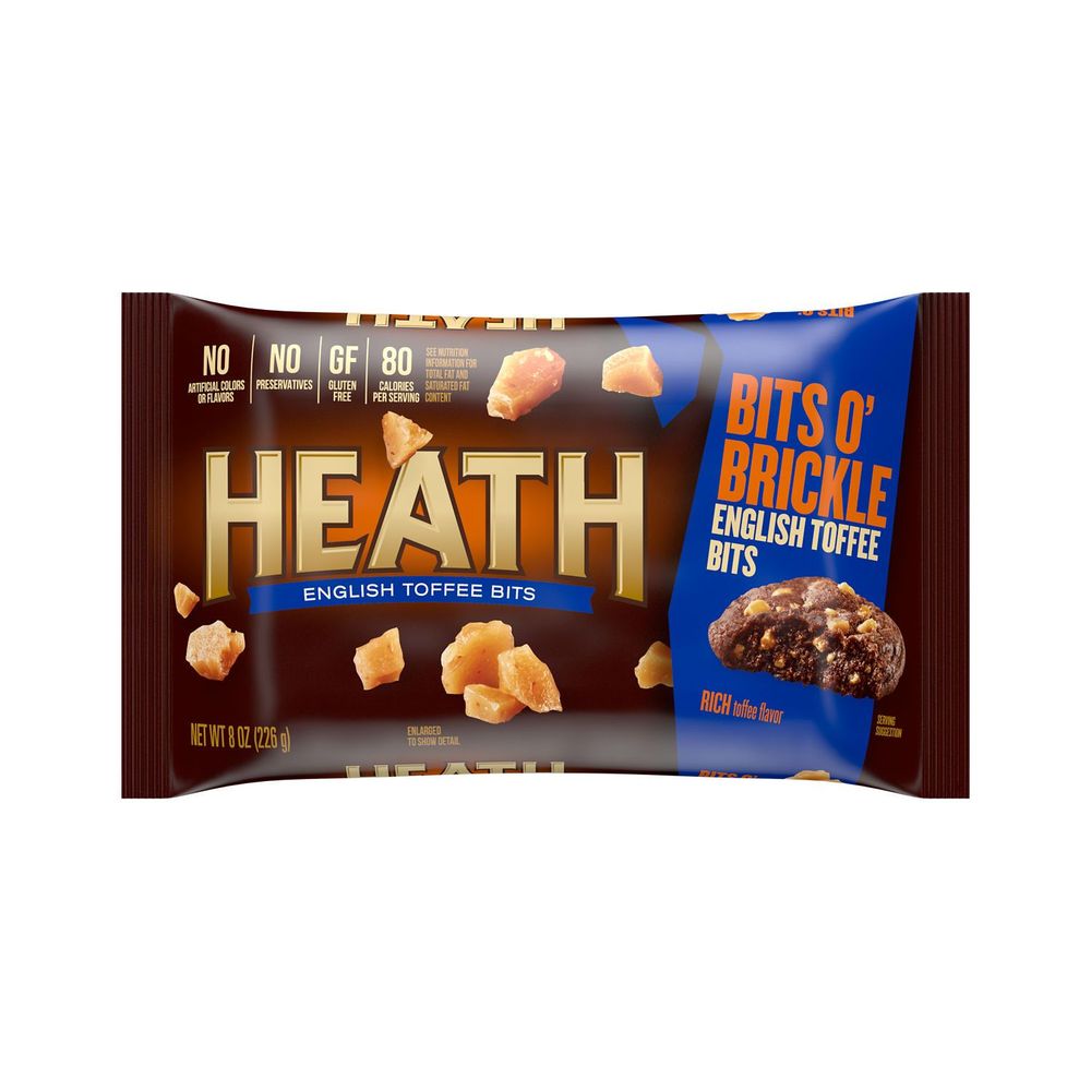 Heath Bits O Brickle English Toffee Bits, 8 Ounce -- 12 Per Case