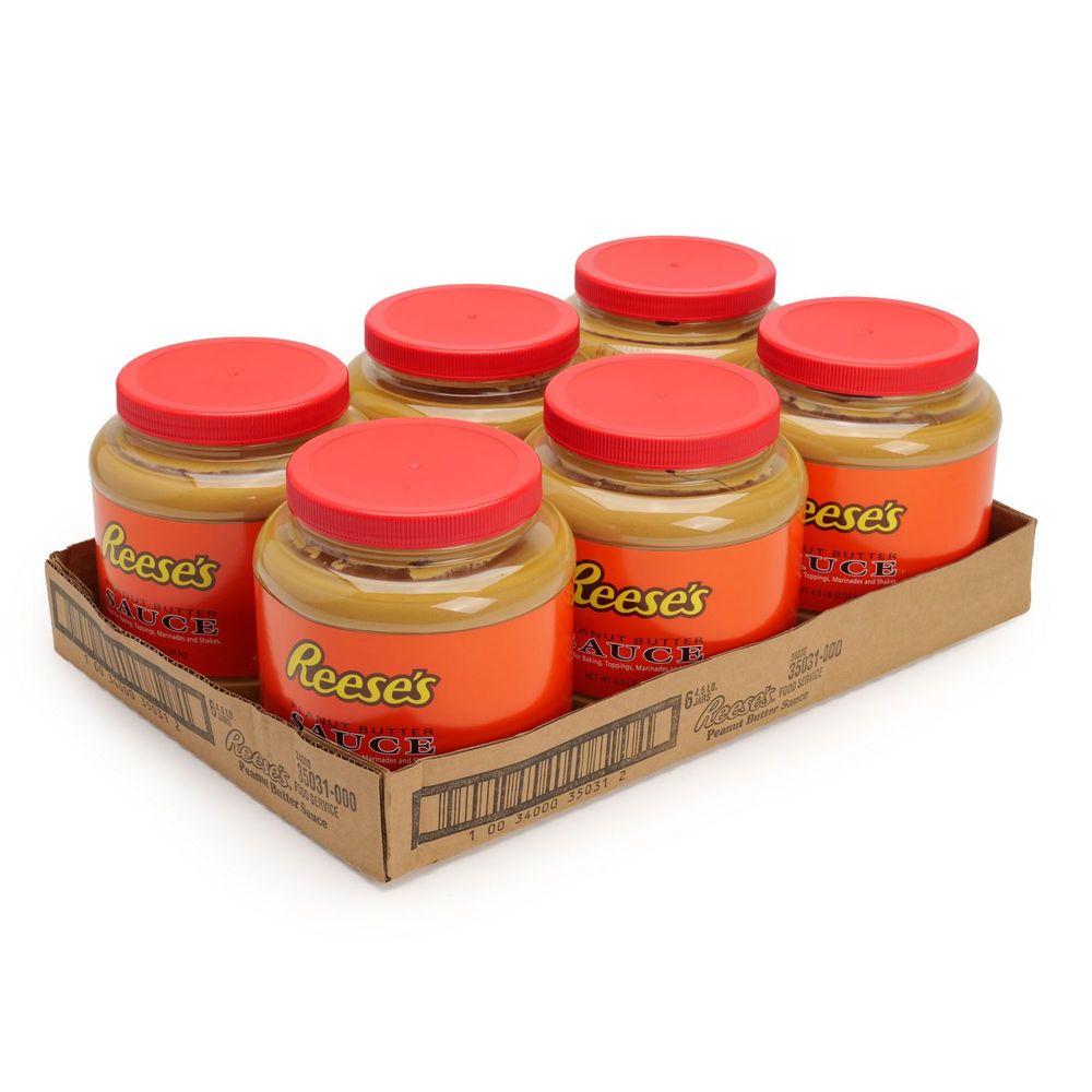 Salsa De Mantequilla De Maní Reese's, 4.5 Libras -- 6 Por Caja