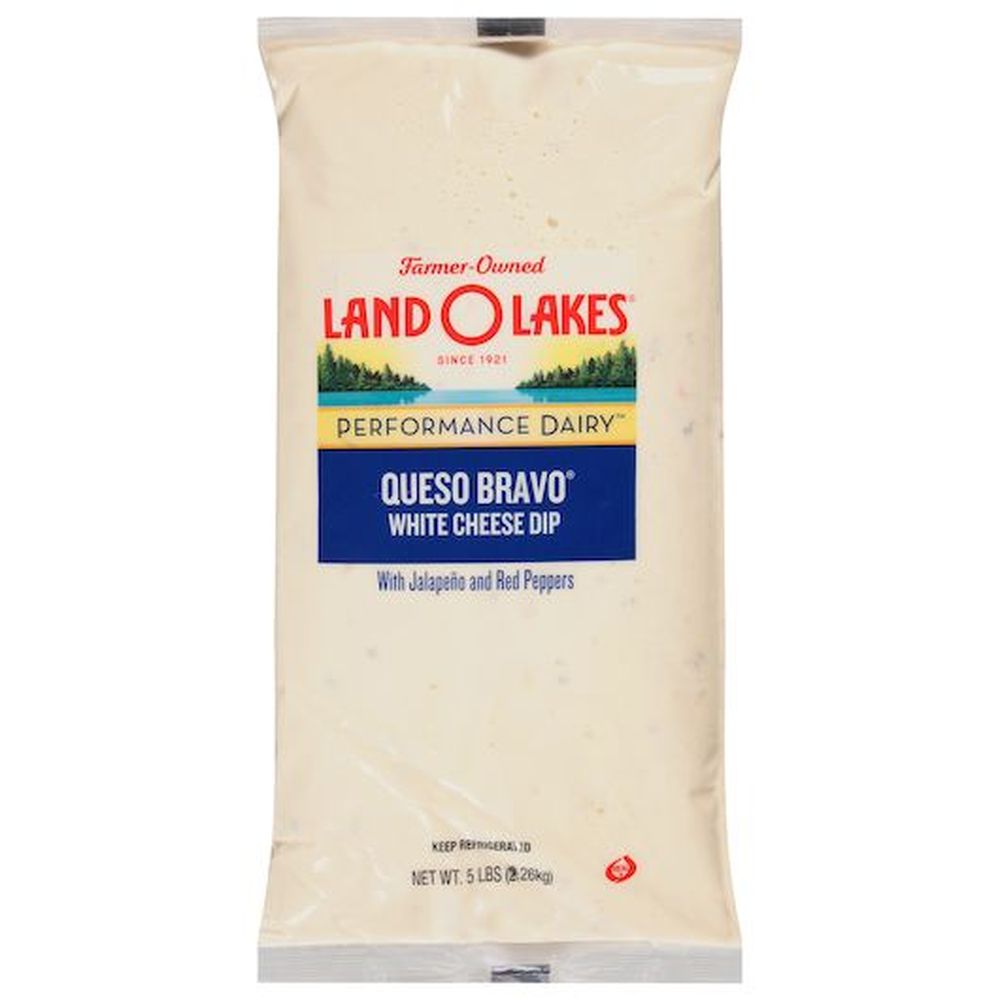 Land O Lakes Queso Bravo White Cheese Dip, 5 Pound -- 6 Per Case