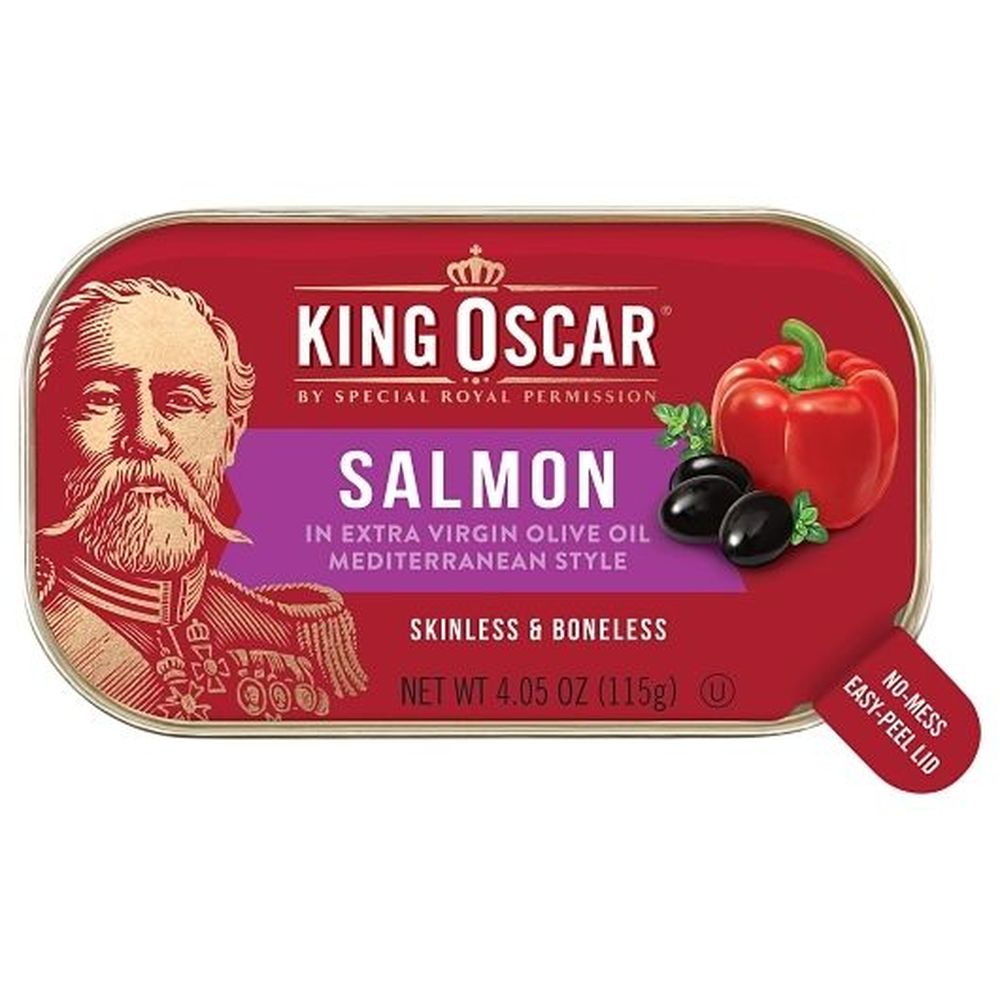 Skinless Boneless Mediterranean Style Salmon in Extra Virgin Olive Oil