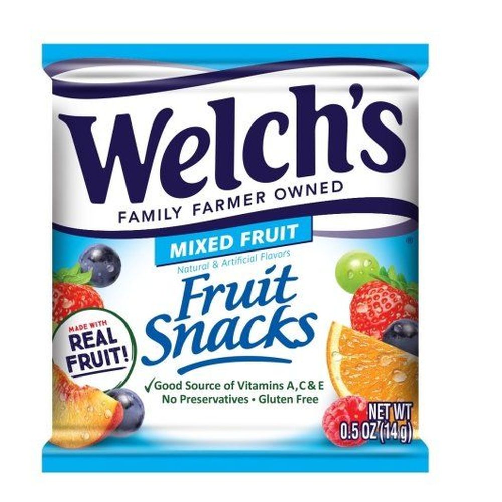 Welch's Mixed Fruit Snacks, 0.5 Ounce -- 250 Per Case