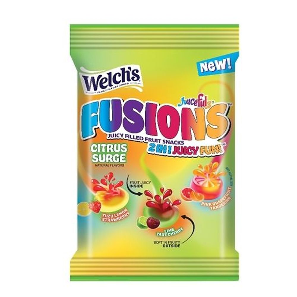 Juicefuls Fusions Citrus Surge Juicy Filled Fruit Snacks, 4 Ounce -- 12 Per Case