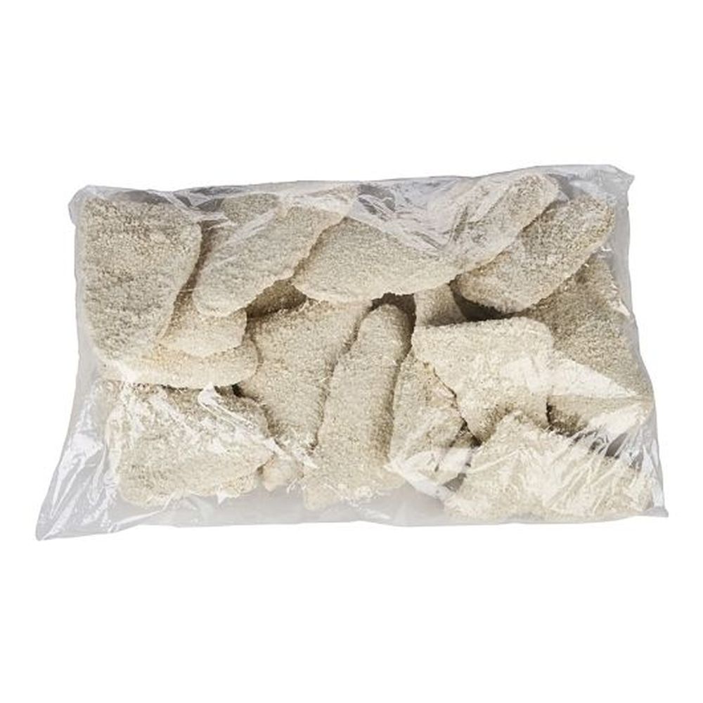 High Liner Foodservice 5 Ounce Crunchy Raw Breaded Formed Cod Portions, 10 Pound