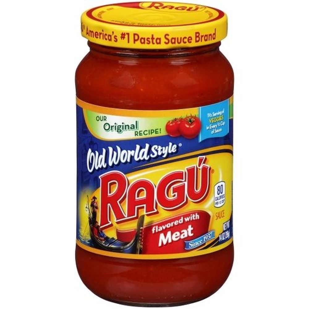 Ragu With Meat Spaghetti Sauce, 14 Ounce -- 12 Per Case