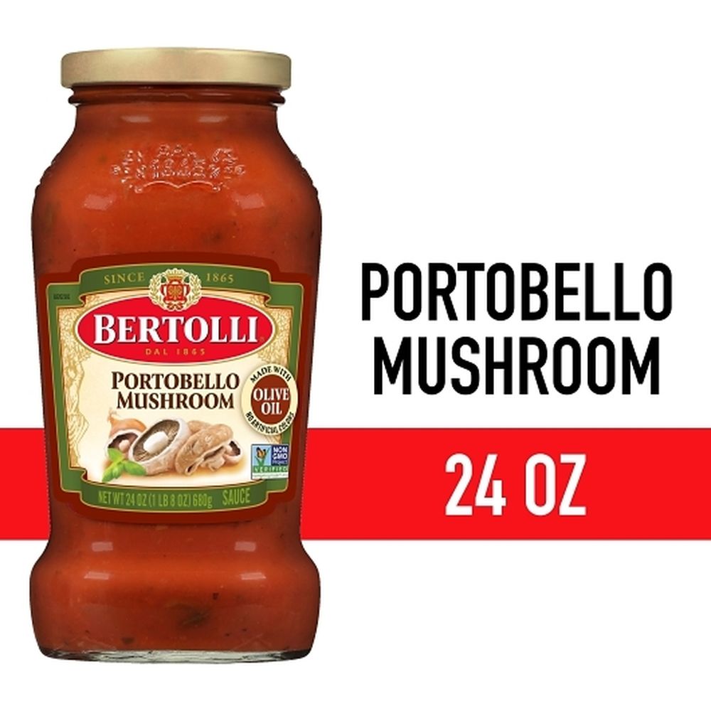 Bertolli Portobello Mushroom Sauce With Merlot, 24 Ounce -- 6 Per Case
