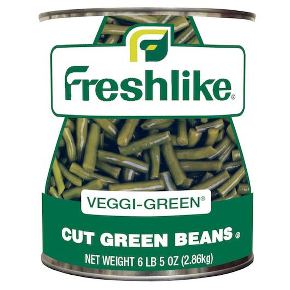 Freshlike Veggie Green Cut Beans, No. 10 Can -- 6 Per Case
