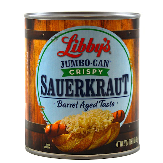 Libby's Shredded Sauerkraut, 27 Ounce -- 12 Per Case