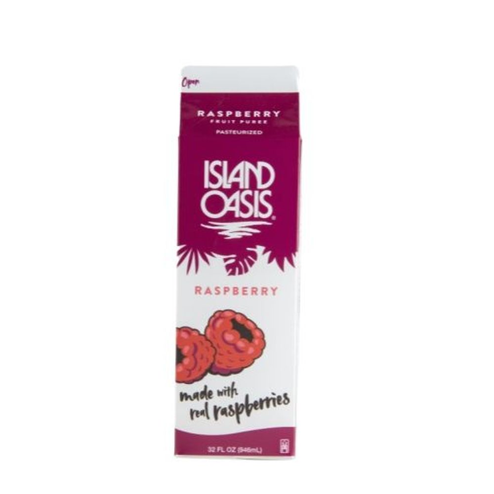 Island Oasis Red Raspberry Beverage Mix, 32 Fluid Ounce -- 12 Per Case