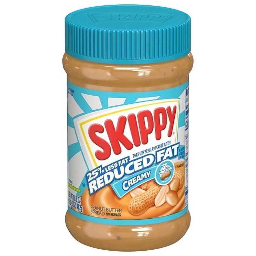 Skippy Reduced Fat Creamy Peanut Butter, 16.3 Ounce -- 12 Per Case