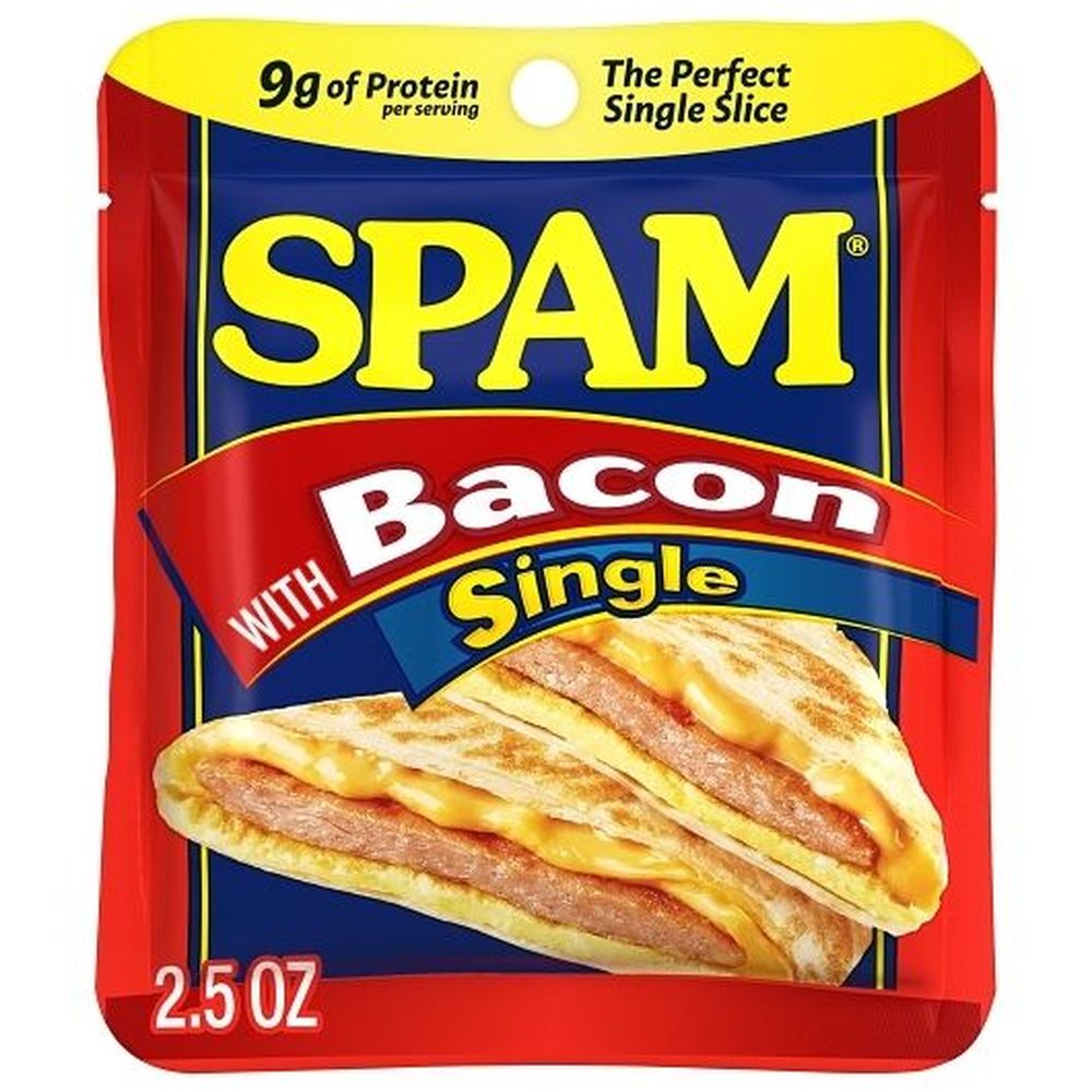 Spam Single Bacon, 2.5 Ounce -- 12 Per Case
