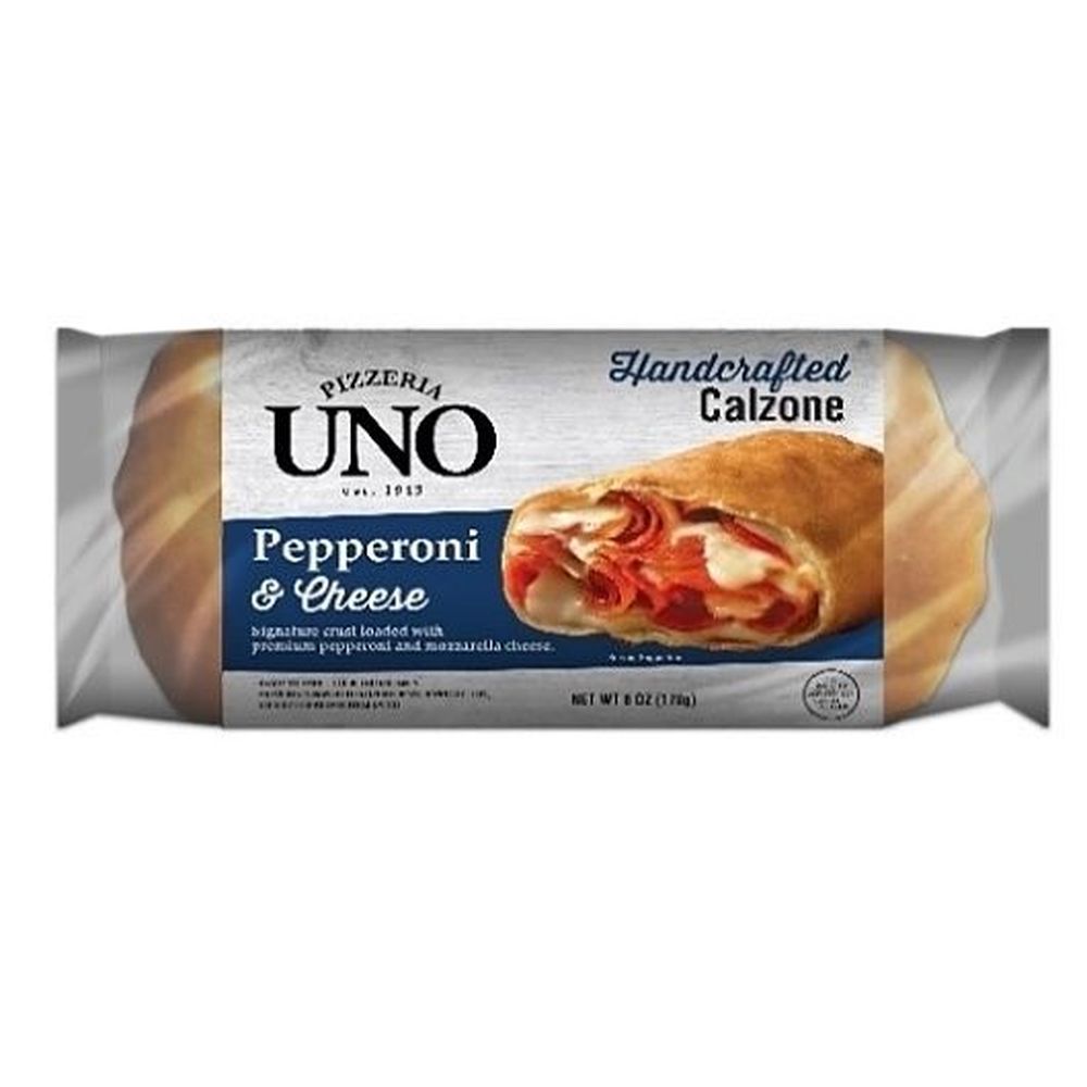 Uno Foods Individual Pepperoni And Cheese Calzone, 6 Ounce -- 8 Per Case