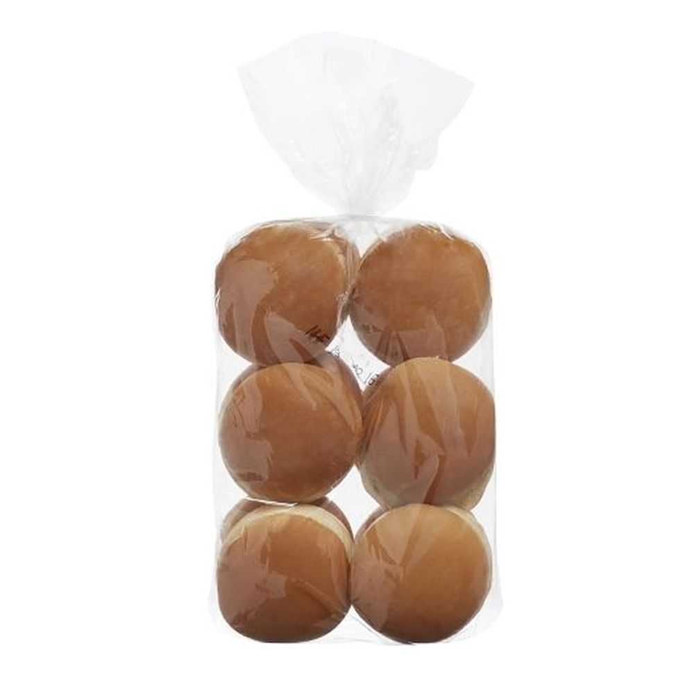 Bimbo Bakehouse 4 Inch White Sliced Hamburger Bun, 12 Count -- 8 Per Case