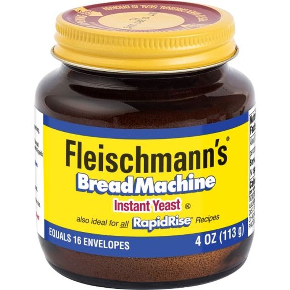 Fleischmanns Bread Machine Instant Yeast, 4 Ounce Jar -- 8 Per Case