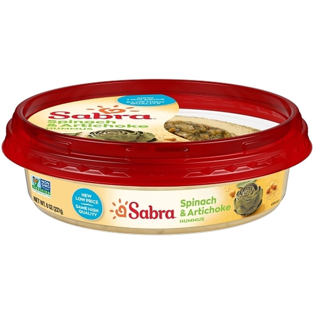 Sabra Spinach And Artichoke Hummus, 8 Ounce -- 12 Per Case