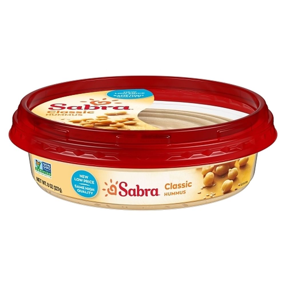 Sabra Classic Hummus - Plastic Tub, 8 Ounce -- 12 Per Case