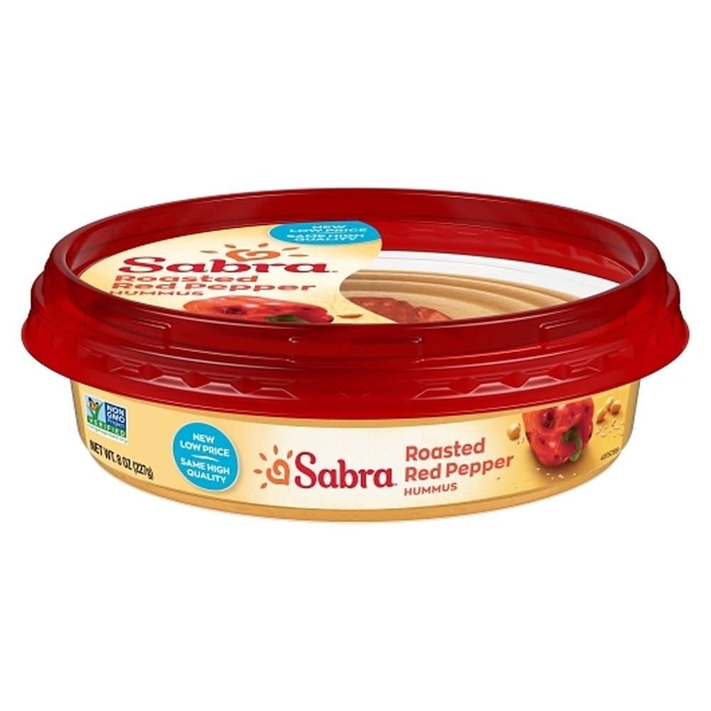 Sabra Red Pepper Hummus, 8 Ounce -- 12 Per Case