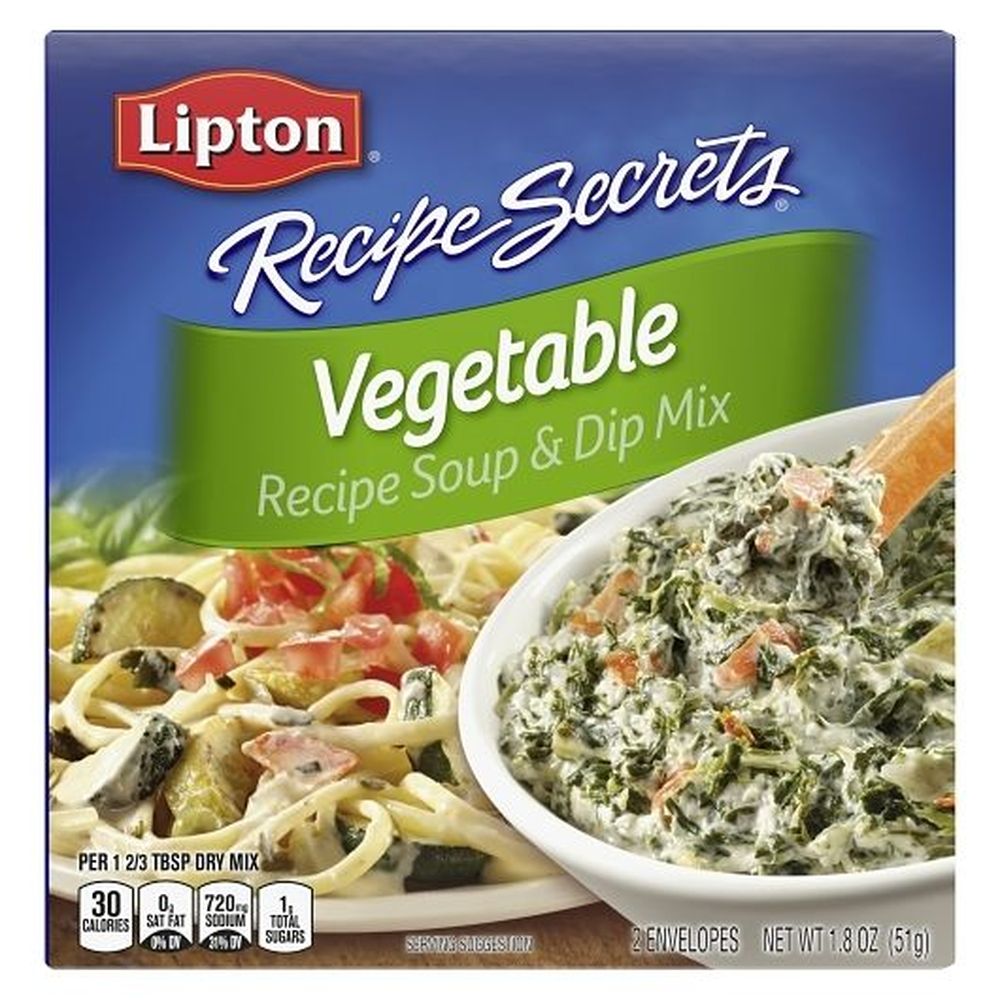 Lipton Recipe Secrets Vegetable Soup And Dip Mix, 1.8 Ounce -- 12 Per Case