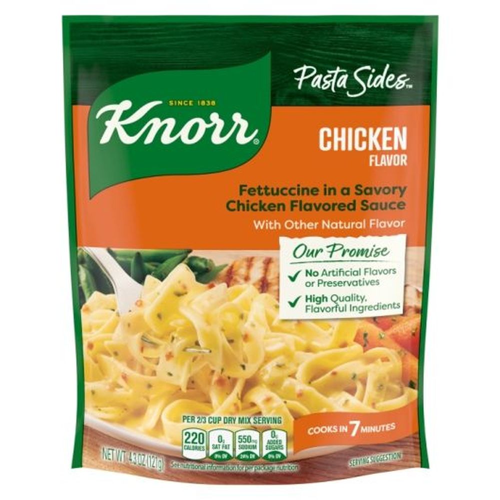 Knorr Chicken Flavor Pasta Side, 4.3 Ounce -- 12 Per Case