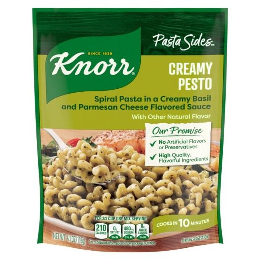 Knorr Creamy Pesto Pasta Side, 4.1 Ounce -- 8 Per Case