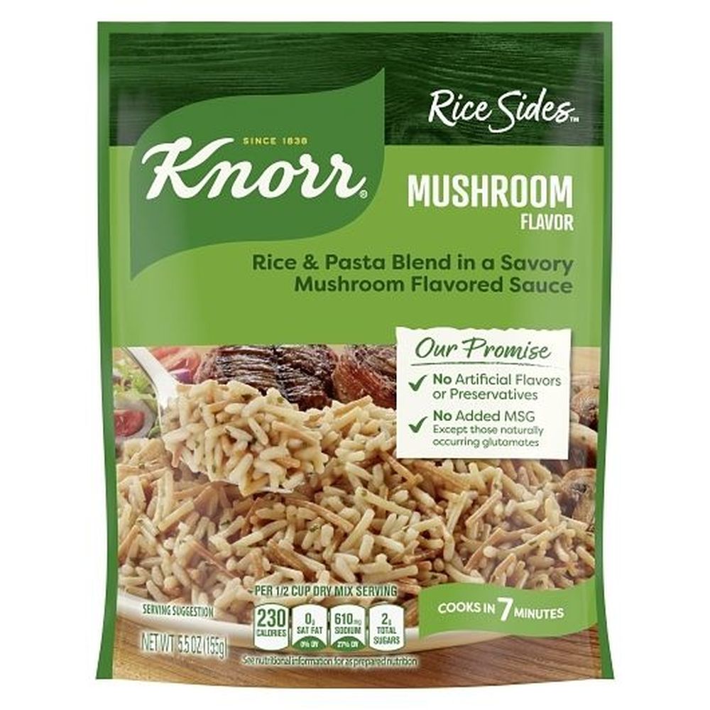 Knorr Mushroom Rice Side Meal, 5.5 Fluid Ounce -- 8 Per Case