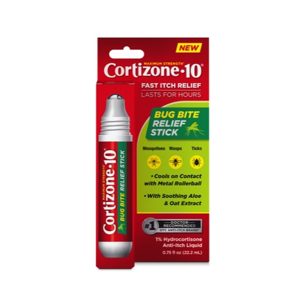Cortizone-10 Bug Bite Relief Stick, 0.75 Fluid Ounce -- 36 Per Case