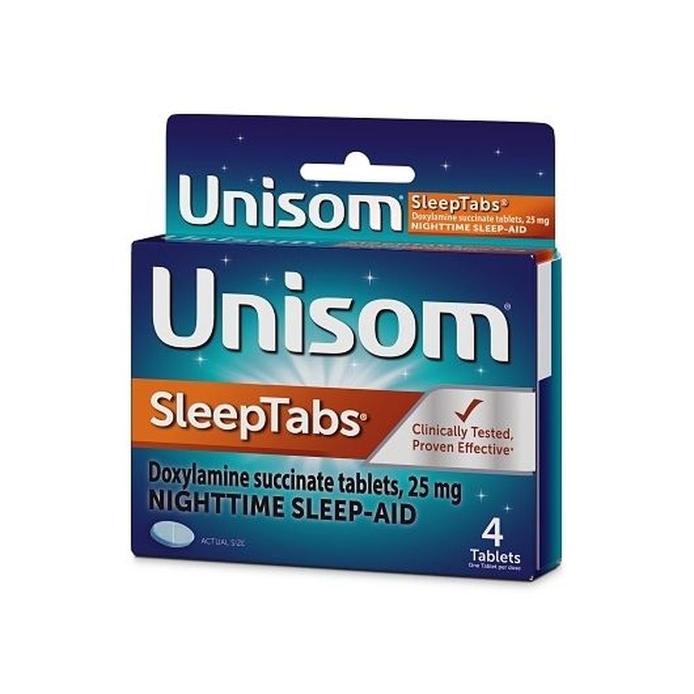 Unisom Sleep-aid Tablets, 4 Count -- 24 Per Case