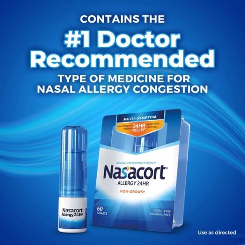 Nasacort Nasal Allergy Relief Spray, 0.23 Fluid Ounce -- 24 Per Case