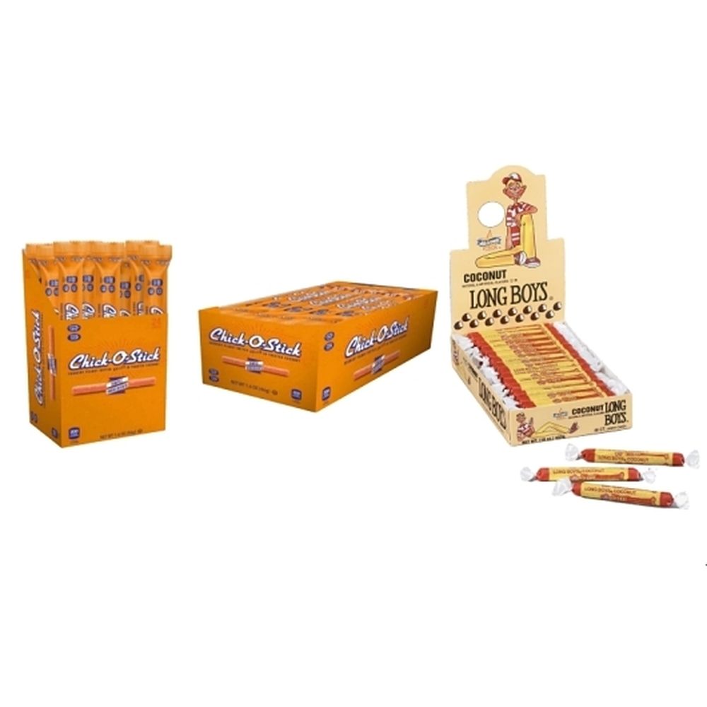 Atkinson Chick-o-stick / Long Boys Coconut Candy, 576 Count