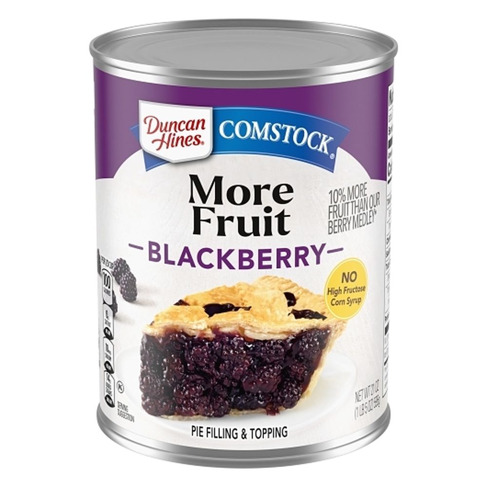 Comstock Premium More Fruit Blackberry Pie Filling And Topping, 21 Ounce -- 8 Per Case