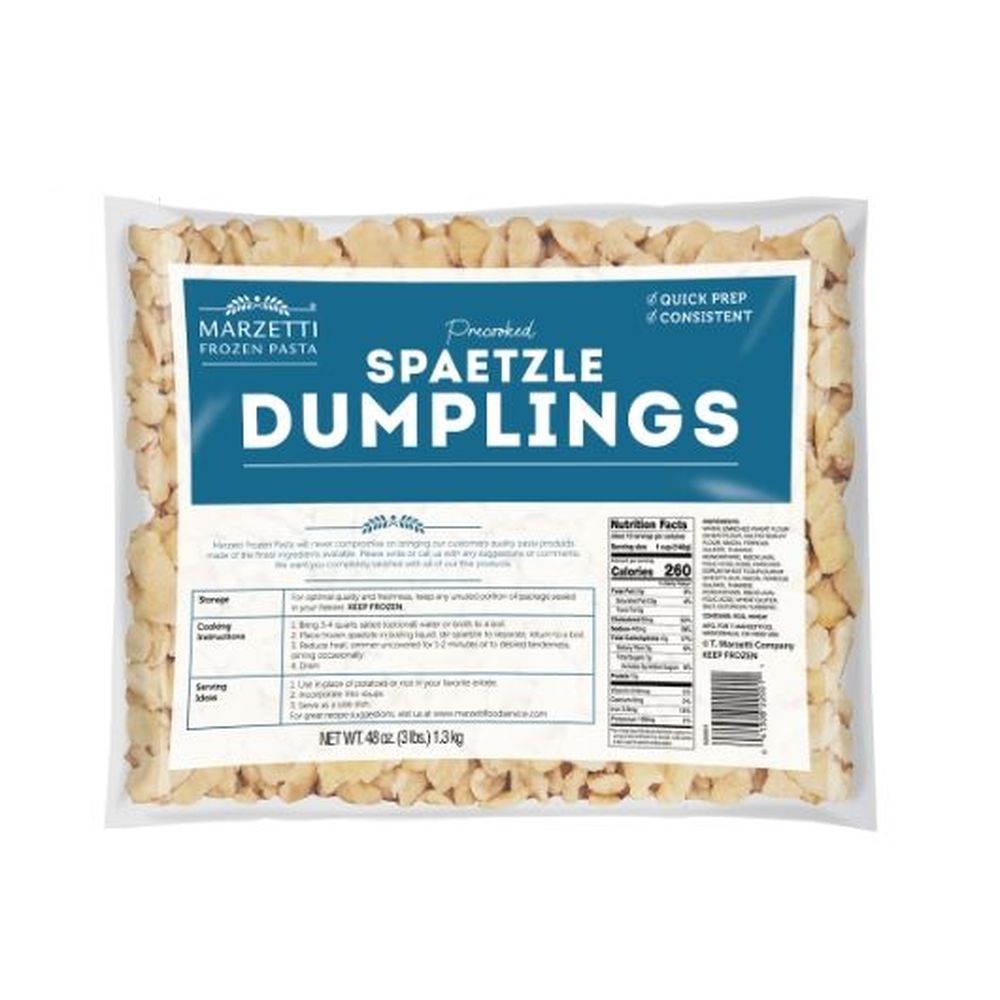 Marzetti Precooked Spaetzle Dumpling, 3 Pound -- 4 per case