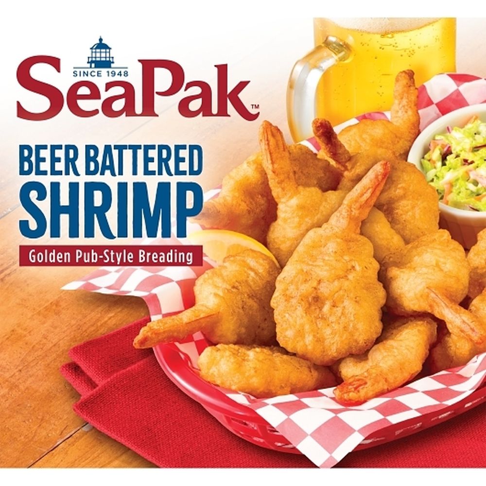 Seapak Beer Battered Shrimp, 0.56 Pound -- 10 Per Case