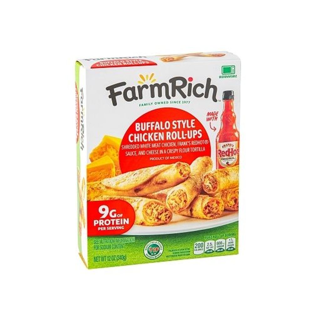 Farm Rich Buffalo Style Chicken Roll-ups, 0.75 Pound -- 8 Per Case