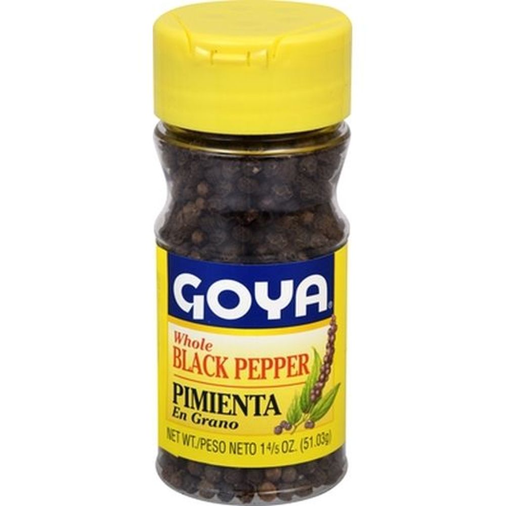 Goya Whole Black Pepper, 1.8 Ounce -- 12 Per Case