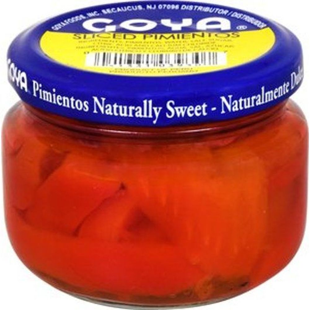 Goya Fancy Sliced Red Pimientos, 4 Ounce -- 24 Per Case